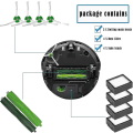 Pikkukuva 3 / 5: Varuosat Harjat iRobot Roomba I, E ja J sarjoille E3 E5 E6 E7 I7 I7 + / i7 Plus J7 I6 I8 I3 I3 + I4 Plus 3150, Tarvikkeiden Sarja Sivuharjat Kumi