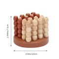 Miniatyrbilde 3 av 3: Brettspill for skrivebord 4 på rad Spill Tre Utdanningsleketøy Sjakkbrett Giant 3d Sjakkbrett 10*10cm