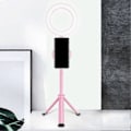 Miniatyrbilde 5 av 5: LED Ring Light Mobiltelefon Live Beauty Light for Sminke Live Fyllelys Stativ for Telefon med Ring Light