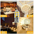 Miniatyrbillede 2 af 4: 12v G4 LED Pære, 1w svarende til 10w Halogenlampe, Varmt Hvidt 2700-3200k, Ikke-dimbar, Pakke med 10