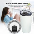 Miniatyrbillede 5 af 5: Magnetisk Anti-Læk Tumbler Låg Kompatibel/Udskiftning Til Yeti Rambler Zark Trail Gammel Stil Rtic UdskiftningslågBY 20oz