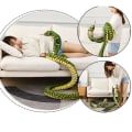 Miniatyrbild 2 av 5: 2,4 m Cobra plysch orm leksak orm Cobra orm plysch leksak stor kung Cobra plysch orm orm[HK] Green