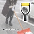 Miniatyrbilde 3 av 5: Plasthåndtak for spade med D-grep, 32 mm indre diameter, håndtak for snøspade, spade for snøskuffing og graving (gul)