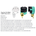 Miniatyrbilde 5 av 5: 3 stk ZE-268S6 Takviftebryter 3 Hastigheter 4 Ledninger for Takvifter og Vegglamper Trekkjedesbryter R