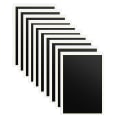 Miniatyrbilde 1 av 5: Lasergraveringspapir, 10 stk Laserfargepapir for Lasergraver, 15,4x10,6 tommer Svart For