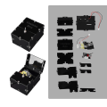 Miniatyrbillede 3 af 5: DIY Useless Box Kit - Mini Sjove Legetøj til Unikke Gaver - Automatisk Sort Box til at Lade Mig Være I Fred [DmS]