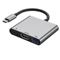 Kompakt 4K60Hz USB-C-hubb med PD100W-laddning