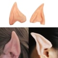 Pikkukuva 2 / 4: Halloween Angel Elven Elf Ears Hobbit Vulcan Spock Alien Cosplay-asuun Tarvikkeet Pehmeä Halloween Party DecorationBY