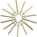 Pikkukuva 1 / 4: 100 kpl Cribbage-pegsit, Metalliset Cribbage-pegsit, Pelivarusteet Cribbage-peliin Golden 2.59X0.46X0.46CM