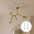 Miniatyrbillede 2 af 4: 20 stk. lampeskærmsclips til bordlamper, fjederclips til lampeskærm, fjederclips til lampeskærm, lampeskærm, spænde til fastgørelse af lampeskærm 12X2.8CM