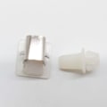 Miniatyrbillede 3 af 5: 4 stk. Velegnet til 306436 279570 Tørretumbler Dørlåssæt, Velegnet til Tøj Tørretumbler White