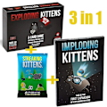 Miniatyrbillede 1 af 4: Du Har Fået Krebs Af Exploding Kittens Familiebordspil Sjovt Voksen Brætspil Legetøj Multiplayer Kortspil Julegave [DmS] 3 in 17
