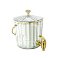 Miniatyrbillede 4 af 4: 2L Drikkedispenser med hane til juicekande til juice og limonade Clear