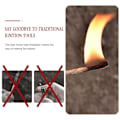 Miniatyrbild 2 av 3: 20 st Firestarter-verktyg för utomhusöverlevnad, eldrep, utomhusutrustning 7X0.3CM