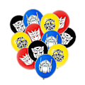 Pikkukuva 2 / 5: Transformers Lasten Juhlatarvikkeet Optimus Prime Bumblebee Robot Syntymäpäiväkoriste Numero Ilmapallo Banner Kertakäyttölautaset Kupit  (FMY) 10pcs cups