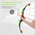 Miniatyrbillede 4 af 4: Bue og Pil Legetøj, Børne Archery Sæt til Drenge Piger med 3 Sugeskåls Pile, Mål & Kogger, Børnefødselsdagsgave & Gave Strømpefylder, Indendørs green