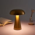 Miniatyrbilde 3 av 4: Sopplampe LED Bar Bordlampe Lys Luksus Hotell Cafe Utendørs Bordlampe Nattlampe USB-Lading BY Gold