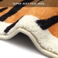 Miniatyrbillede 3 af 5: Chomel Tiger Print Tæppe til Stue, Soveværelse, GulvBY