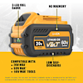 Miniatyrbillede 2 af 5: Til Dewalt Flexvolt 20v/60v Max Batteri 9ah Dcb609 Lithium-ion Dcb606 Dcb612 Dcb609 Dcb205 Dcb200 Dcb182 Batteri Til Dewalt 20v 1PCS 18V 3.0Ah