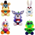 Miniatyrbild 1 av 5: Plushleksak Fnaf Five Nights At Freddy's Security Breach Gator Plushie Doll Presenter (FMY) Brown Bonnie With Tie