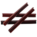 Miniatyrbilde 2 av 3: 4 stk Tre Mahjong Spillstativer Tre Push Tile Ruler Tre Domino Brett Holdere For Tile Bevegelse Mahjong Entusiaster Light Brown 23.00X2.00X1.80CM