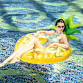 Miniatyrbillede 4 af 5: Pool Oppustelig Flydelegeme Til Voksne Oppustelig Pool Flydelegeme Rør Pool Svømme Ring Yellow