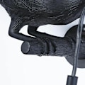 Miniatyrbillede 4 af 4: Væglampe i Resin med Fugledesign - Sort