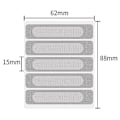Miniatyrbillede 5 af 5: 50 stk. Anti-insekter Fluer Bug Dør Vindue Myg Net Reparation Tape Patch Klæbende BY 25pcs