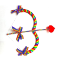 Miniatyrbillede 1 af 5: Cupid Bueskydningssæt, Bue & Pil Sæt Cupid Kostume Fotorekvisitter Til Voksne [DmS] Rainbow color