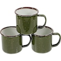Miniatyrbild 1 av 3: 3-pack emaljmugg, emaljkopp för kaffe, återanvändbar emaljmugg för te, vatten, drycker (FMY)