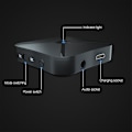Pikkukuva 5 / 5: 2-in-1 Langaton Bluetooth 5.0 -äänenlähetin ja -vastaanotin 3,5 mm AUX RCA Langaton Musiikkiäänensovitin Mikrofonilla Autolle Tietokoneelle Televisiolle (FMY)