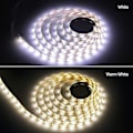 Miniatyrbillede 5 af 5: 2m LED-stribe med bevægelsessensor. 2700K varmt lys, IP65 vandtæt, USB-opladelig. Selvklæbende LED-stribe til soveværelser, stuer, køkkener
