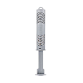 Miniatyrbillede 2 af 5: 2 stk. Spa Mineral Ion Filter Stick Spa Mineral Sticks Whirlpool Zink Mineral Ion Stick Grey