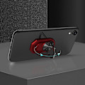Miniatyrbild 3 av 4: Telefonhållare Vikbar Lättanvänd Zinklegering Multifunktionell Mobiltelefon Bil Magnetisk Ringfäste För Hem Jikaix Black