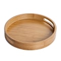 Miniatyrbilde 1 av 5: Tre Serveringsbrett Rundt Serveringsfat Te Matrett Drikkfat Flerbruks Middag Biff Steak Frukt Snackbrett Bret BY 35X5CM