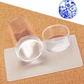 Miniatyrbillede 3 af 5: 10 stk. Stemplingsplader + Klar Silikon Stamper + Skraber Neglekunst Billede Stemplingsværktøj Manicure Skabelon
