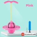 Pikkukuva 2 / 2: Pomppupallo Kahvalla Ja Pumpulla Lapsille Pomppuva Hyppypallo Leikki Stretched Tai Puhdistettu Tasapainolelu Aikuisten Ja Lasten Pink