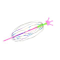 Miniatyrbilde 1 av 4: Variety Magic Flashing Twisted Bubble Wand Lysende Spin Regnbue Boble Ball Leke For [DmS] 1 Pcs