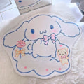 Miniatyrbillede 1 af 2: My Melody Tæppe Super Blødt Sød Tegneserie Katte Soveværelse Måtter Bløde Børneområde Tæpper Kawaii Tæppe Dobbeltsidet Fuzzy Tæppe D