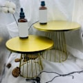 Miniatyrbilde 5 av 5: 2 stk Metall Kakefat, 8/10 Tommer Søyle Stil Cupcake Visningsstativ Dessertbrett Pai Tallerkener for Bak gold