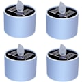 Miniatyrbild 1 av 5: Solcells drivna LED-värmeljus, solcells drivna LED-värmeljus, 1/2/4/6/8/10-pack solcells drivna ljus utomhus vattentäta, Ip42 vattentäta, flamlösa LED-värmeljus för utomhusbruk 4pcs