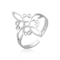 Stylish Ring in Stainless Steel Silver