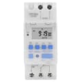 12V DC 16A Timer Switch med veckovis nedräkning och utbytbart batteri för EU
