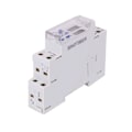 Miniatyrbilde 3 av 5: Y5gd tm610 220v/110v timerbryter 18mm enkelt modul DIN-skinne LCD digital 7 dager 24 timer programmerbar utgangseffekt 16a