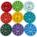 Miniatyrbillede 4 af 4: Matematik Fidget Spinners, Matematik Fakta Fidget Spinners, Dette er til alle Stimmers - Fidgeters, der lærer matematik, division og multiplikation på én Fi Add Subtract 9pcs