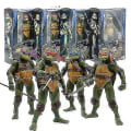Miniatyrbillede 4 af 5: Ninja Turtles 1990 Film 7 Neca Tmnt Teenage Movable Toys Mutant Actionfigur  (FMY) Leonardo