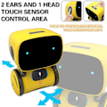 Miniatyrbilde 2 av 5: Emo Robot Smarte Robotdanser med Stemmestyringssensor, Syngende, Dansende, Gjentakende Robotleketøy for Jenter og Gutter, Snakkende Robot Dancing Robot White