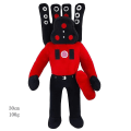 Miniatyrbillede 2 af 5: Speakerman Titans Tv Man Titans Cameraman Dukke Plys Legetøj Titans Speaker Man Skibidi Toilet Camera Man Tv Kvinde Plys Blødt Legetøj [DB] a