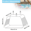 Miniatyrbillede 5 af 5: Pool Opblæsbar Opbevaring Pool Legetøjs Organizer Pose | Bolde Beholder Mesh Taske Heavy Duty Netting Tasker Til Pool Flyde &amp; Opblæsbar Black