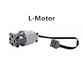 Miniatyrbillede 1 af 4: For Logo Tekniske Dele Motor Multi Power Funktioner Værktøj Servo Tog Model Sæt Byggeklodser Høj Kvalitet  [DmS] L-motor